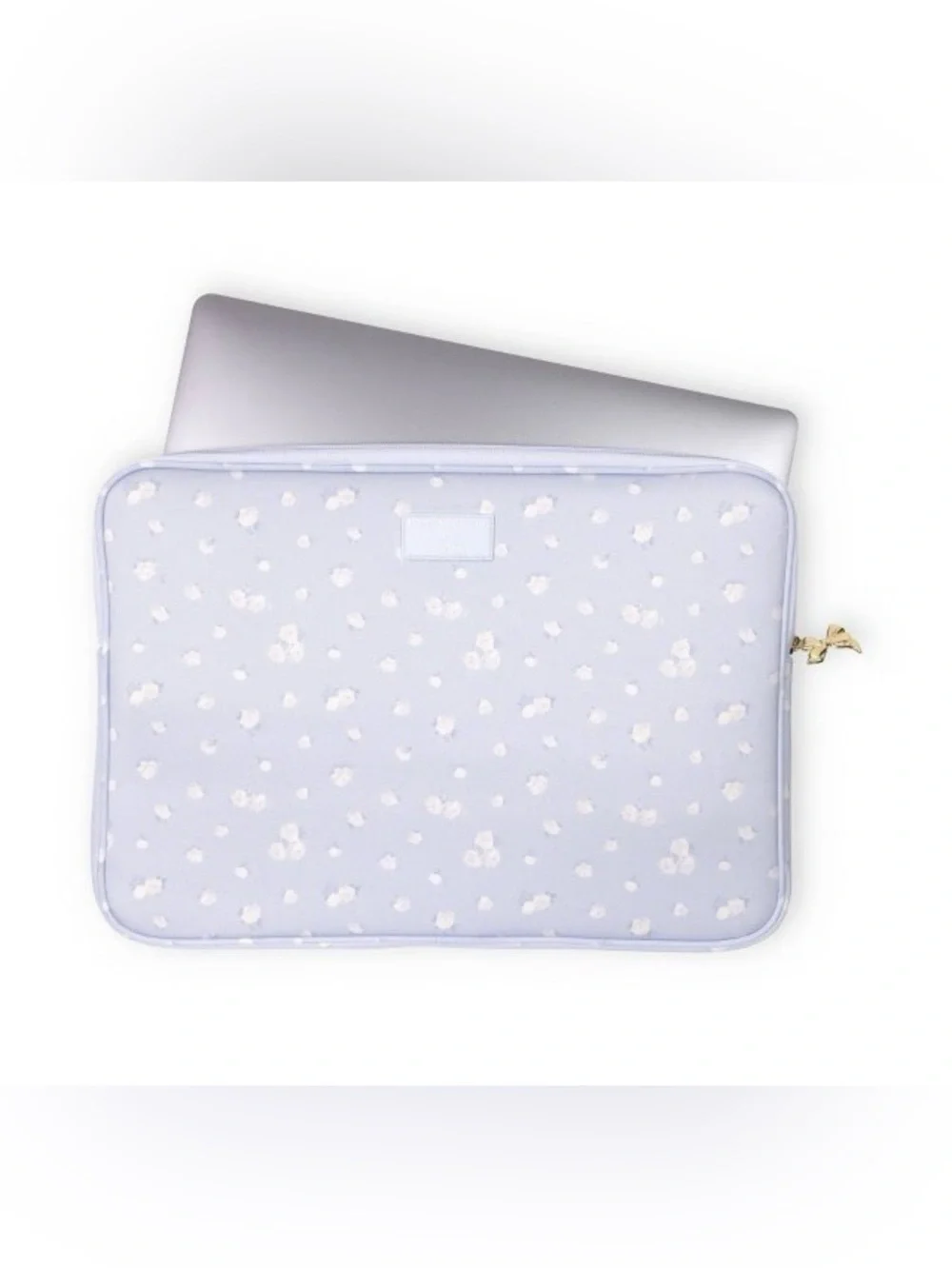 NWT LoveShackFancy × Target - Yoobi Everblooming Rosettes Laptop Sleeve Blue